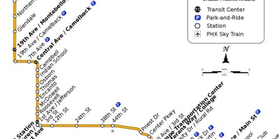 Dolina, metro, autobusové trasy mapu